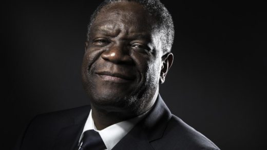 (FILES) In this file photo taken on October 24, 2016 Congolese gynecologist Denis Mukwege poses during a photo session in Paris.
Congolese doctor Denis Mukwege and Yazidi rape victim Nadia Murad won the 2018 Nobel Peace Prize on October 5, 2018 for their work in fighting sexual violence in conflicts around the world.  / AFP PHOTO / JOEL SAGET